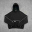 Mertra Piping Detail Fleece Hoodie - Black