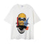 IH NOM UH NIT Yellow Mask Brushstroke Graphic Tee - Off-White