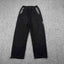 Mertra Contrast Pocket Straight-Leg Sweatpants - Black/Grey