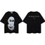 IH NOM UH NIT Jeweled Mask Cuban Link Graphic Tee - Black