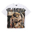 Life Hustlers Stone Angel Statue Graphic Tee - White