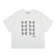 Mertra Butterflies Graphic Tee - White