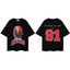 IH NOM UH NIT Chicago 91 Dye Hair Tee - Black