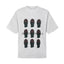IH NOM UH NIT Multi-Mask Grid Graphic Tee - Off-White