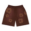 Denim Tears Mono Cotton Wreath Sweat Shorts 'Brown'