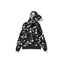 A BATHING APE ABC Camo Shark Full Zip Hoodie Black