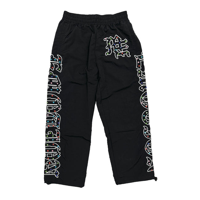 “ME” rhinestone Nylon Pants Hover Image