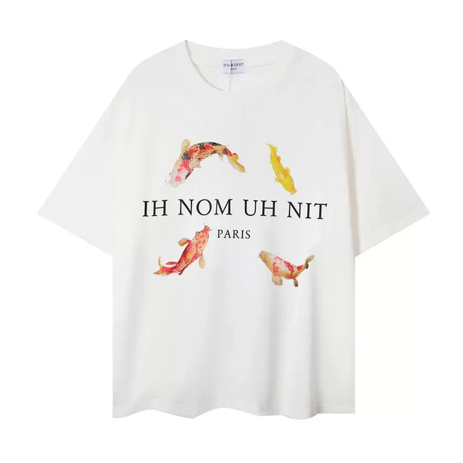 IH NOM UH NIT Koi Fish Graphic Tee - Off-White Hover Image