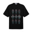 IH NOM UH NIT Multi-Mask Grid Graphic Tee - Black