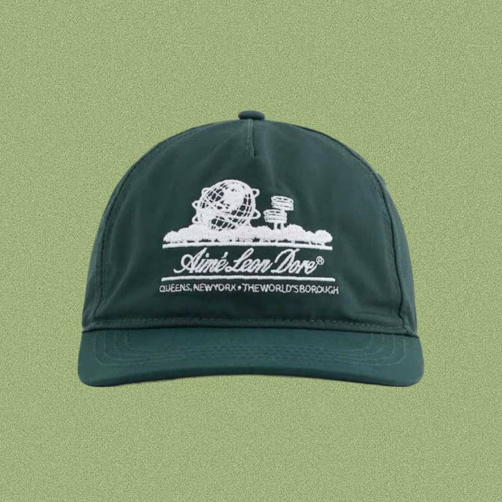 Aimé Leon Dore World Graphic Hat - Forest Green