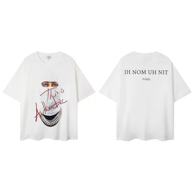 IH NOM UH NIT Authentic Script Mask Tee - Off-White Hover Image
