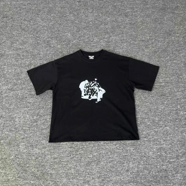 Mertra Crest Graphic Tee - Black Hover Image