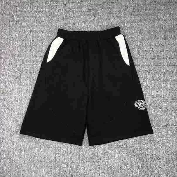 Mertra Contrast Pocket Sweat Shorts - Black/White Hover Image
