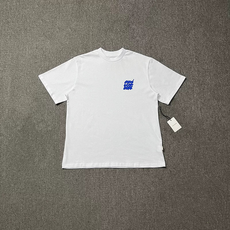 Aimé Leon Dore Blue Emblem Tee - White