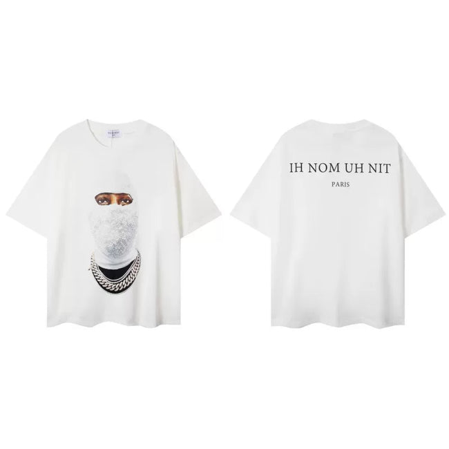 IH NOM UH NIT Textured Mask Pearl Tee - Off-White Hover Image