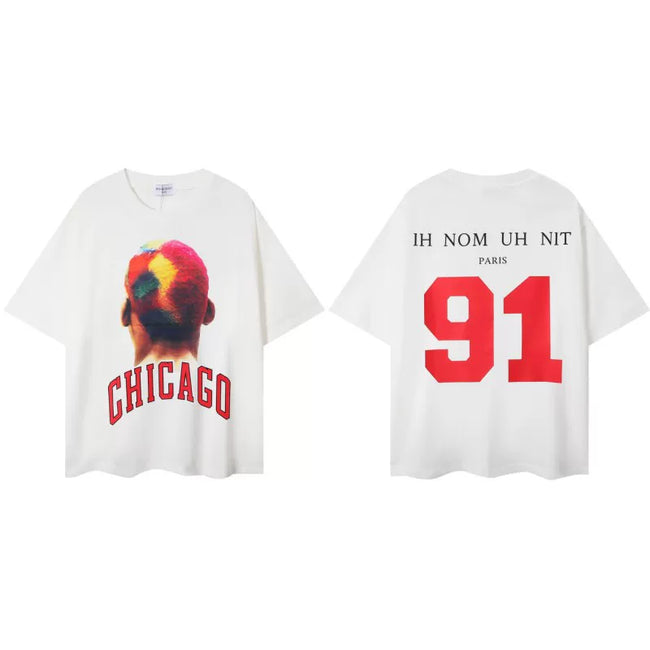 IH NOM UH NIT Chicago 91 Dye Hair Graphic Tee - Off-White Hover Image