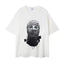 IH NOM UH NIT Paint Drip Mask Tee - White