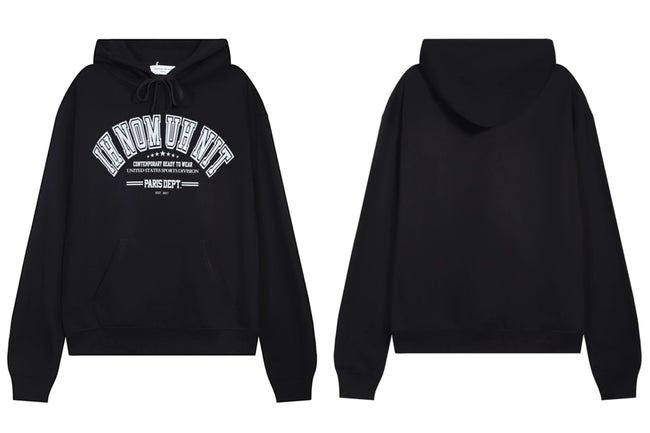 IH NOM UH NIT Paris Dept Varsity Logo Hoodie - Black Hover Image