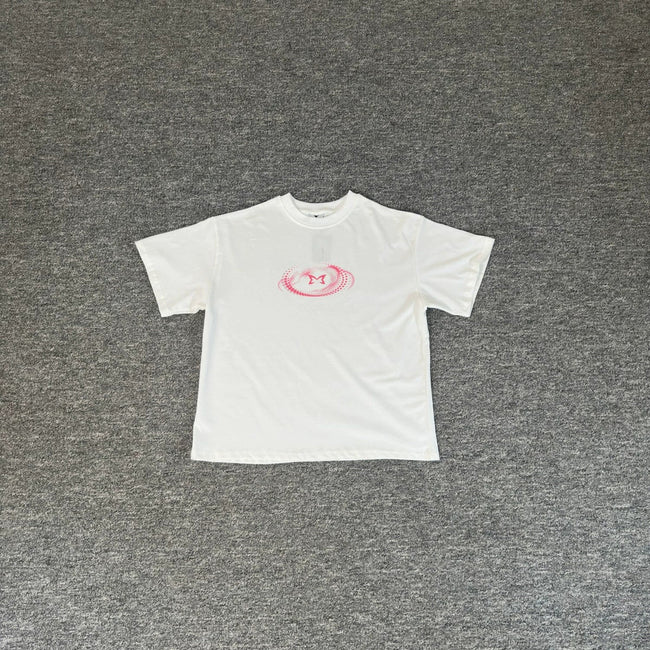 Mertra Pink Oval Graphic Tee - White Hover Image