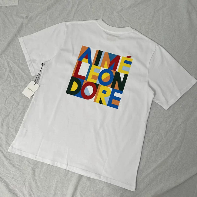 Aimé Leon Dore Block Color Logo Tee - White Hover Image