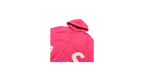 Supreme Big Logo Zip Up Hooded Sweatshirt Magenta (P)