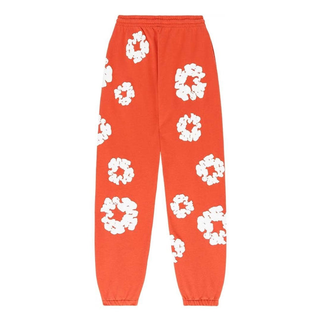 Denim Tears The Cotton Wreath Sweatpants 'Orange' Main Image