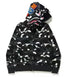 BAPE Black Camo Double Shark Full Zip Hoodie